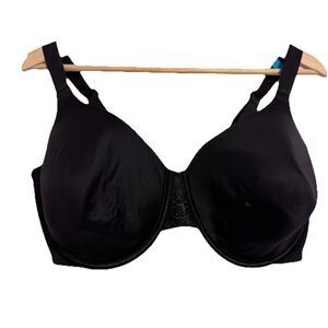 Vanity Fair Women's Beauty Back Smoothing Minimizer Bra 40DDD BLACK